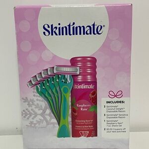 Skintimate Raspberry Rain Shave Set